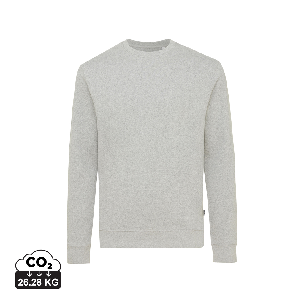 Iqoniq Denali gerecycled katoen sweater ongeverfd bedrukken met logo