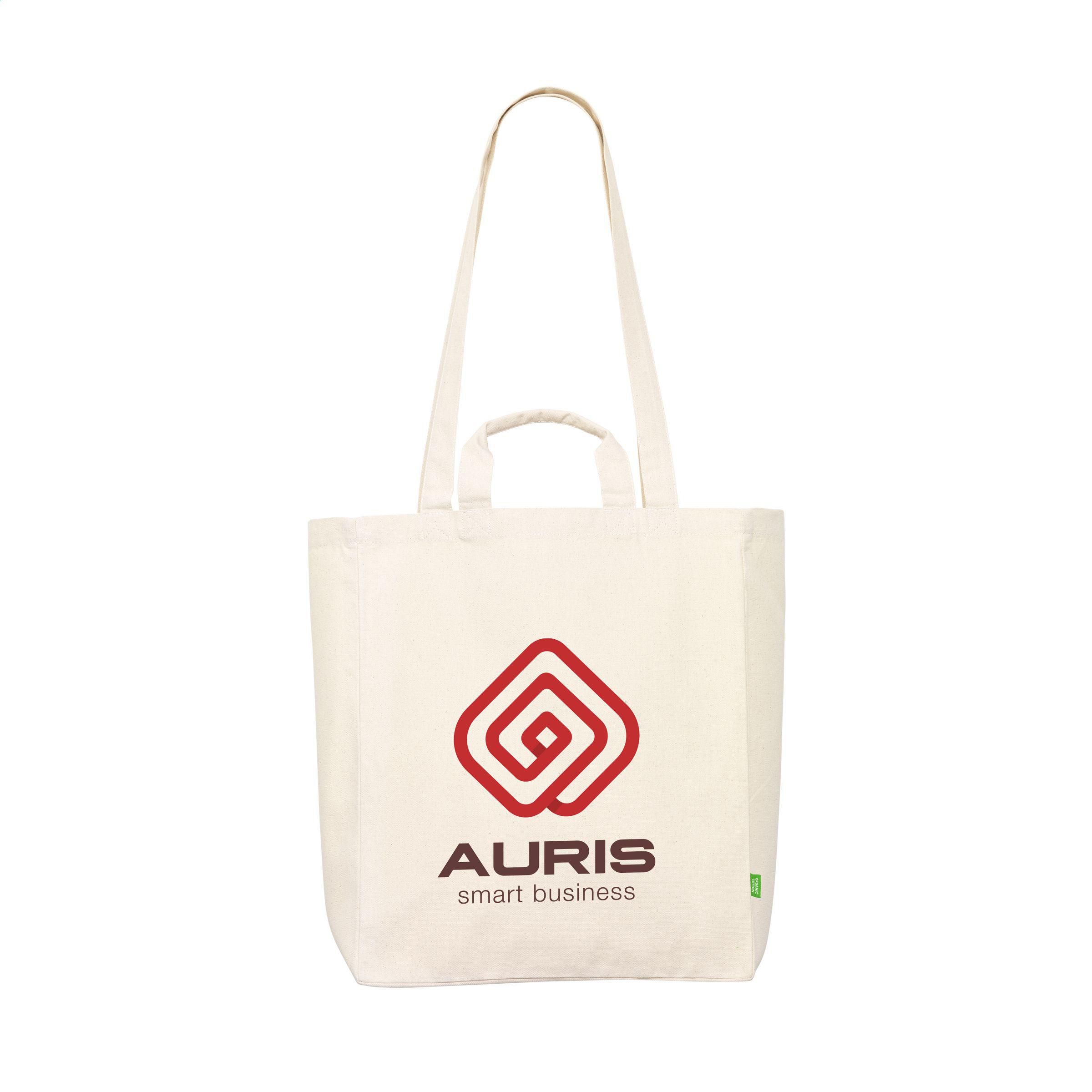 Justify Cotton Canvas Tote Bag (280 g/m²) winkeltas bedrukken met logo