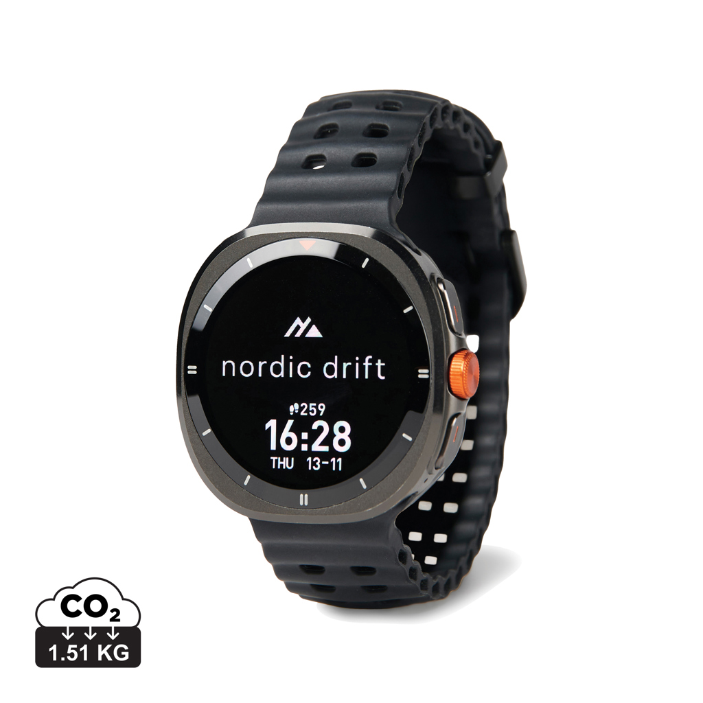 Nordic Drift Titan High-performance horloge bedrukken met logo