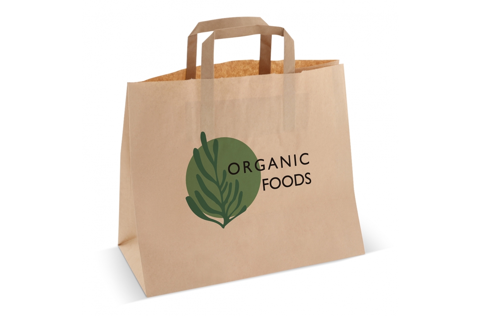 Mauvage Papieren draagtas 70g/m² 28x10x22cm bedrukken met logo