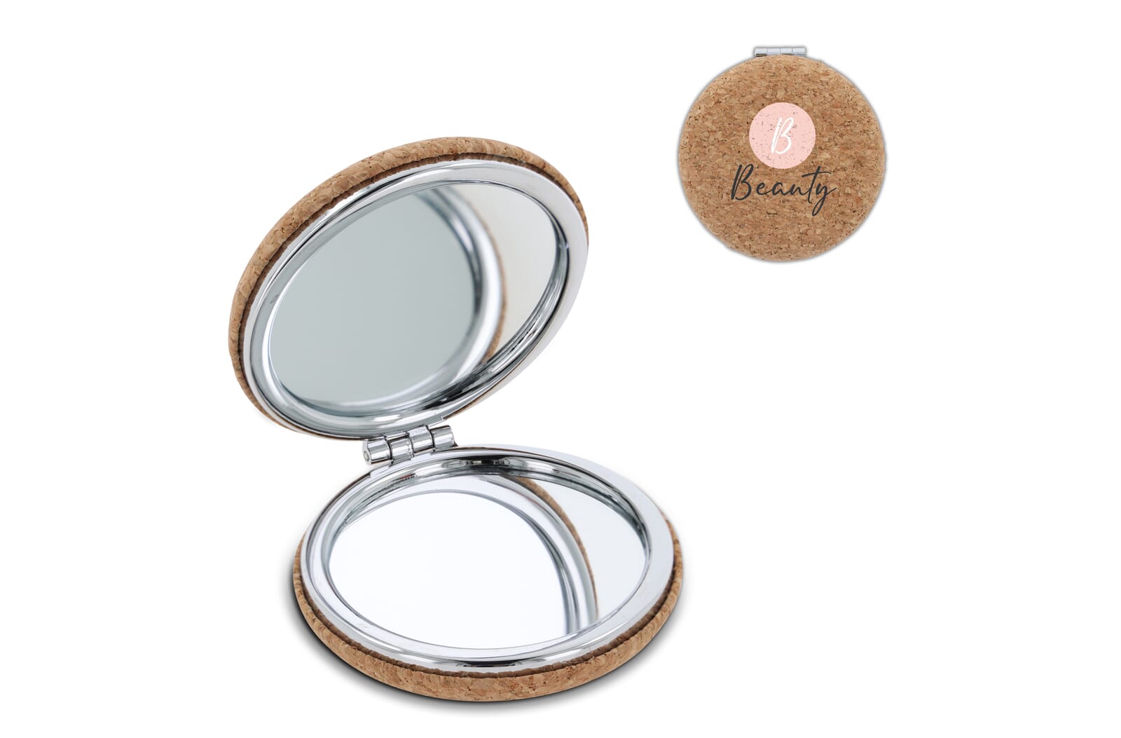 Kurk spiegel bedrukken met logo