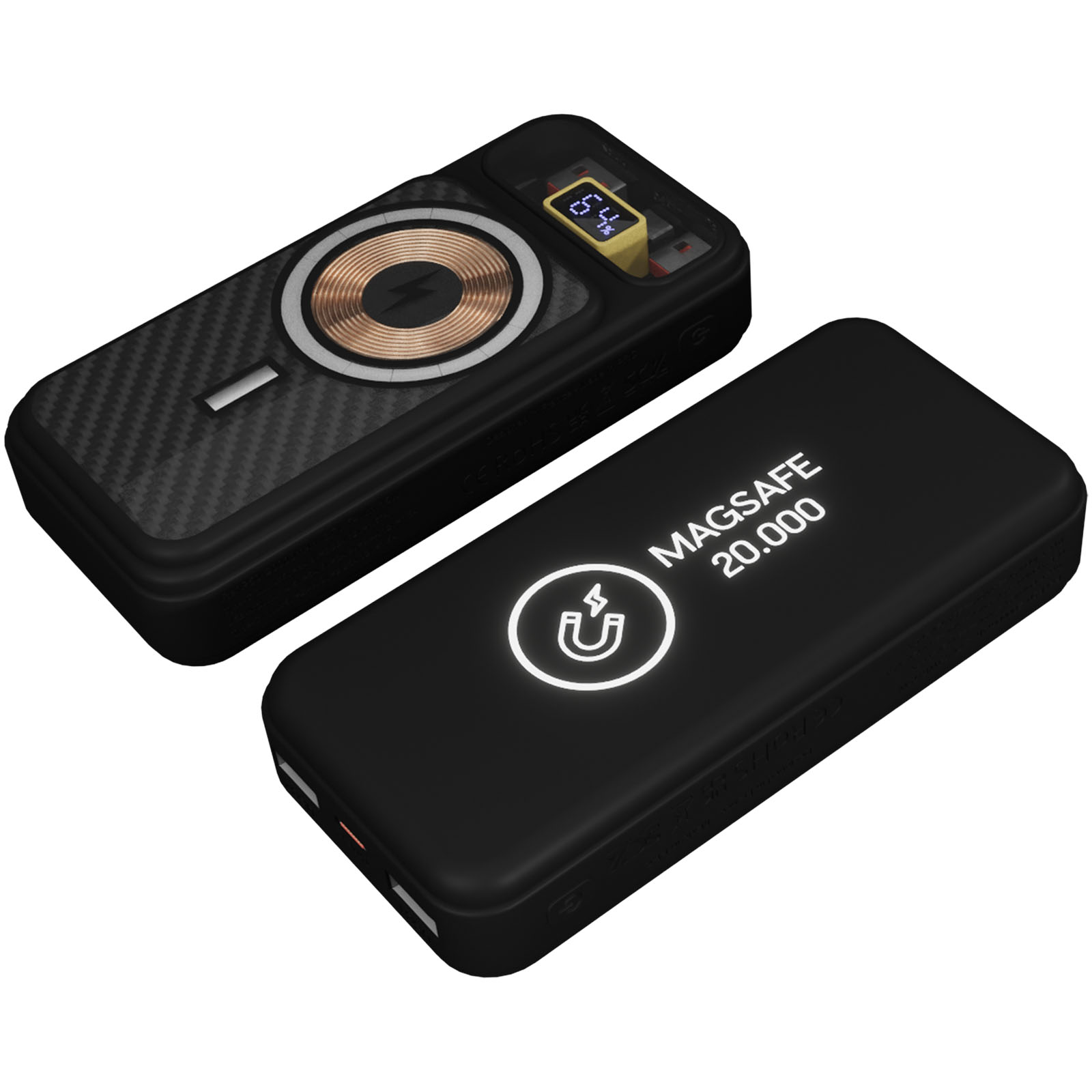 SCX.design P50 magnetische powerbank van 20.000 mAh bedrukken met logo