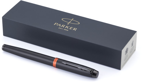 Parker IM Vibrant Rings PVD rollerbal bedrukken met logo
