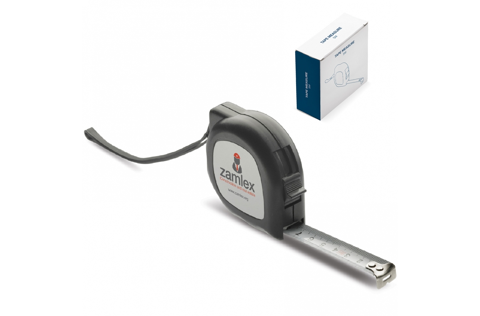 Uberherm Rolmaat 5m bedrukken met logo