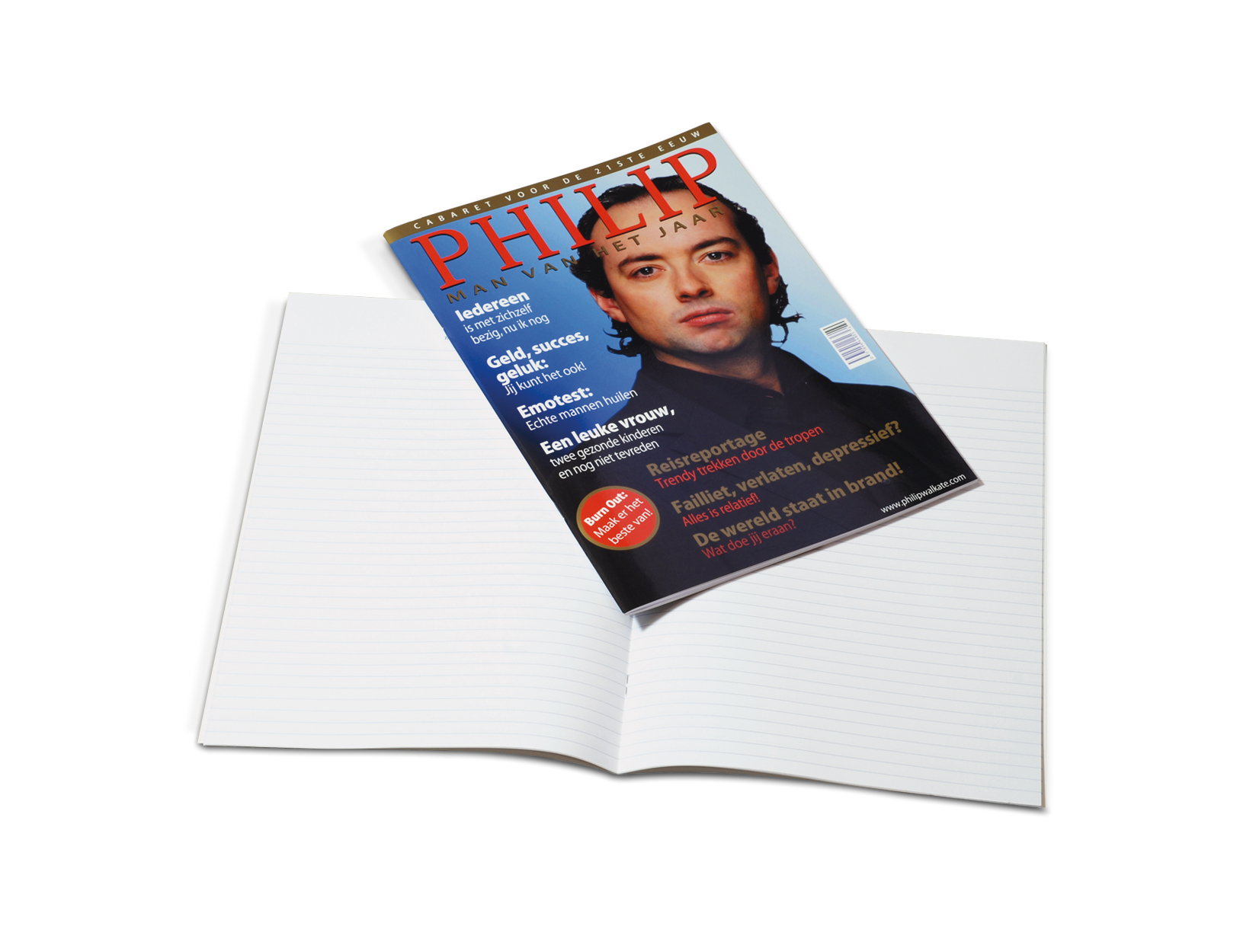 Schrift A6 bedrukken met logo