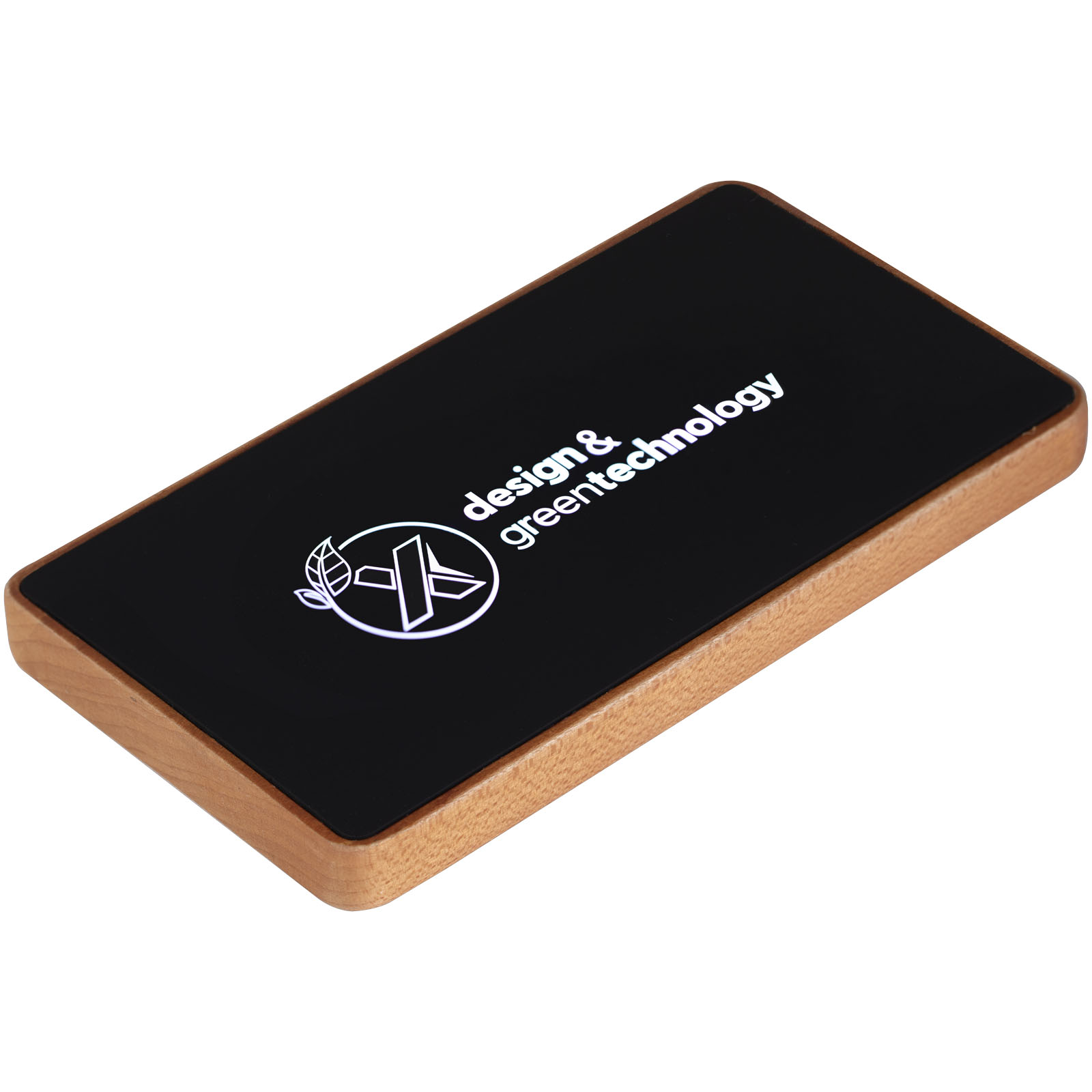 SCX.design P35 5000 mAh houten powerbank bedrukken met logo