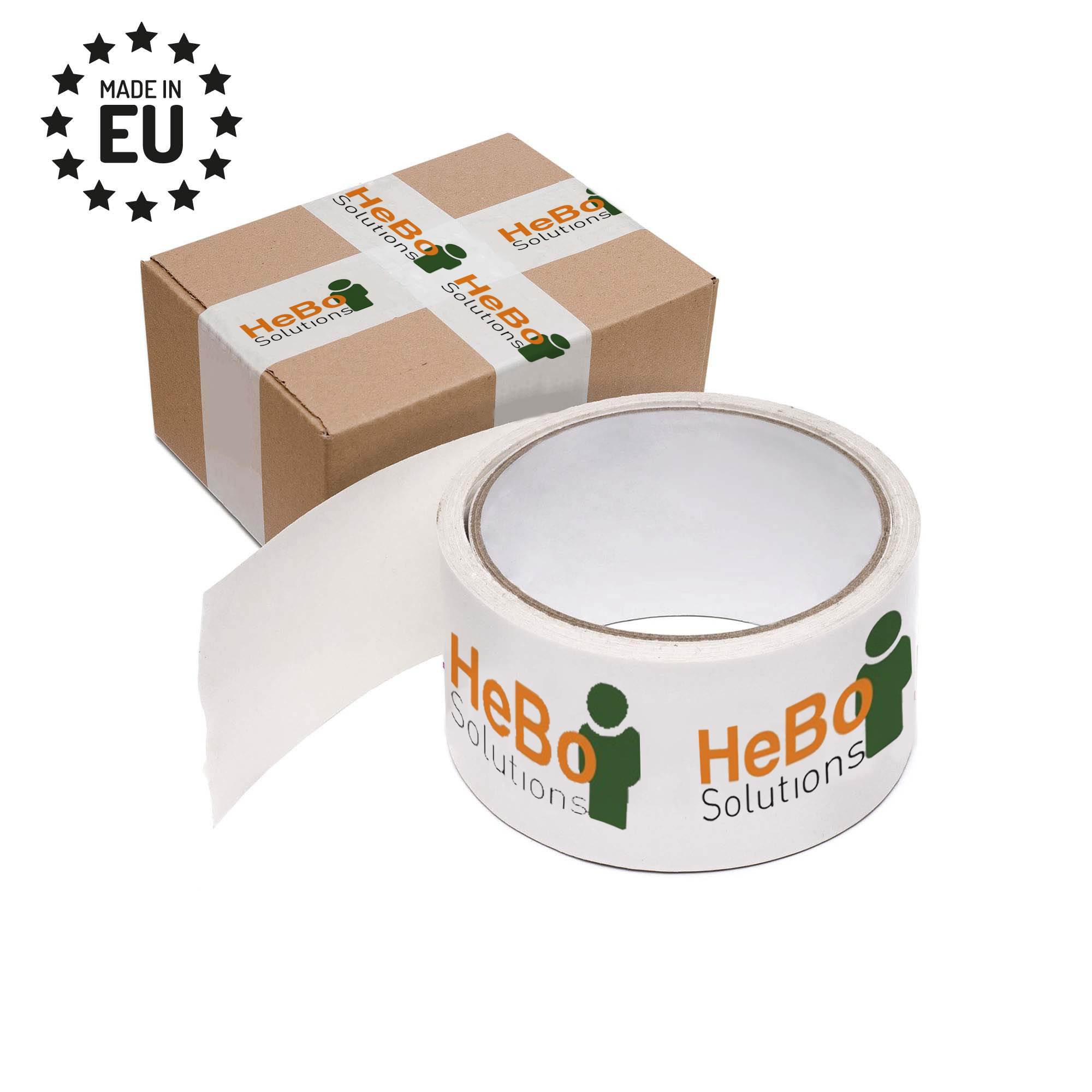 Printed tapes on solvent adhesive bedrukken met logo