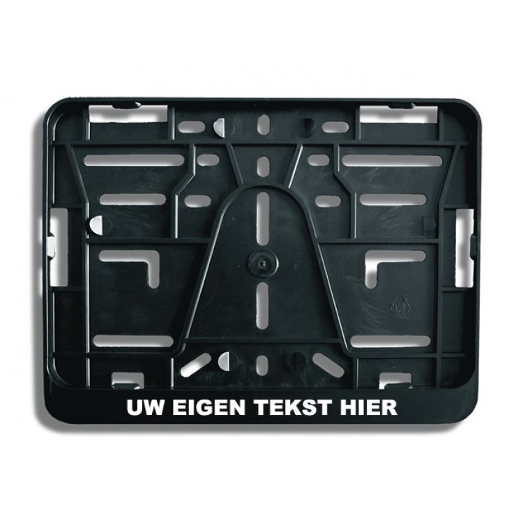 Motor kentekenplaathouder bedrukken met logo