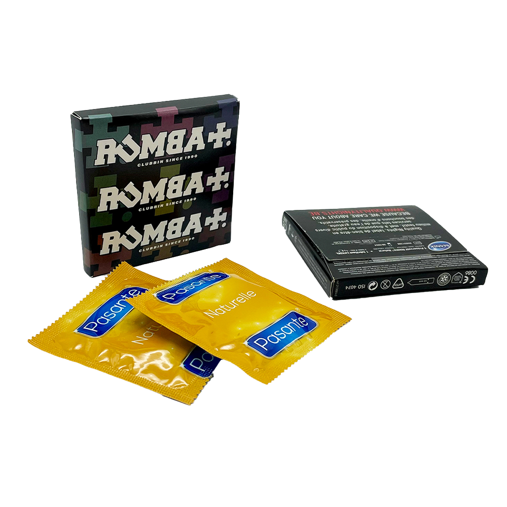 Pasante DuoBox condoms bedrukken met logo