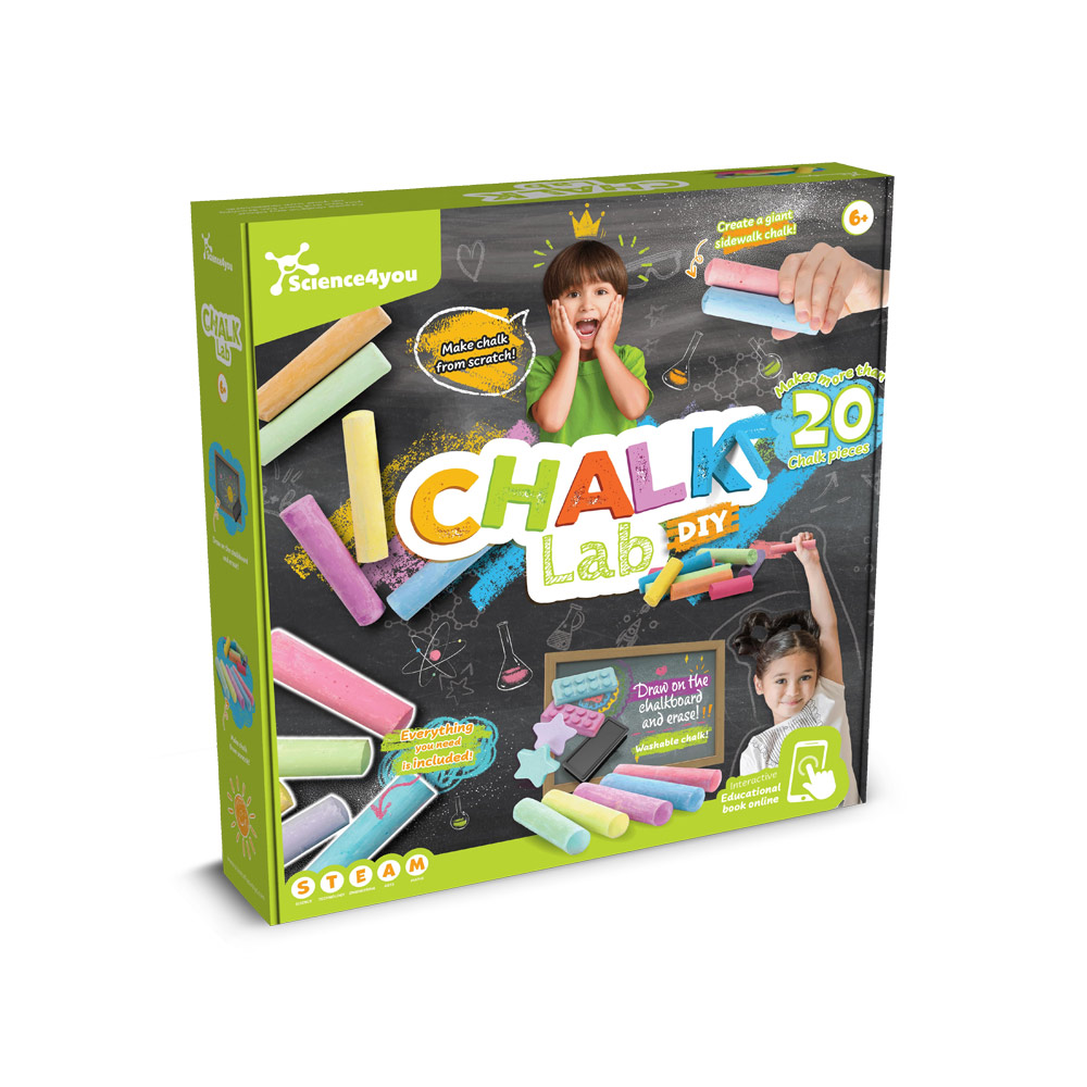 CHALK FACTORY. Krijtfabriek ideaal voor kinderen bedrukken met logo