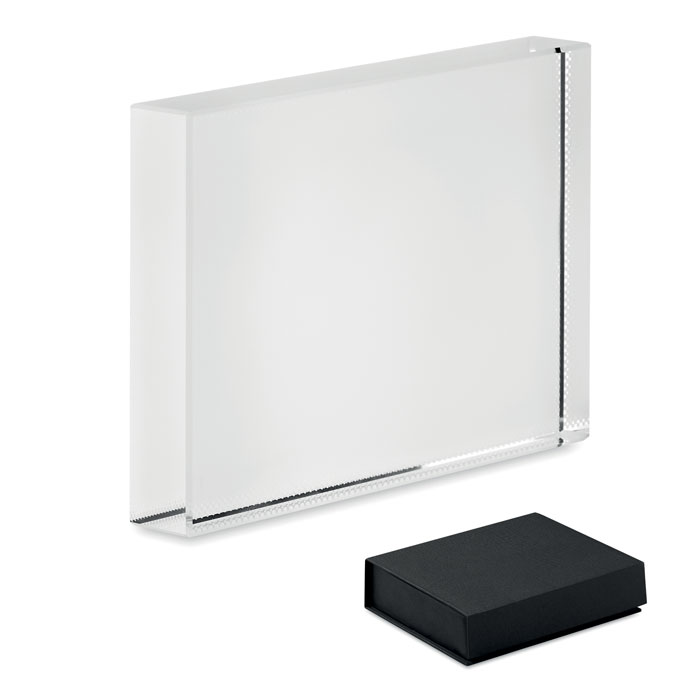 Confort Kristallen award of fotolijst bedrukken met logo