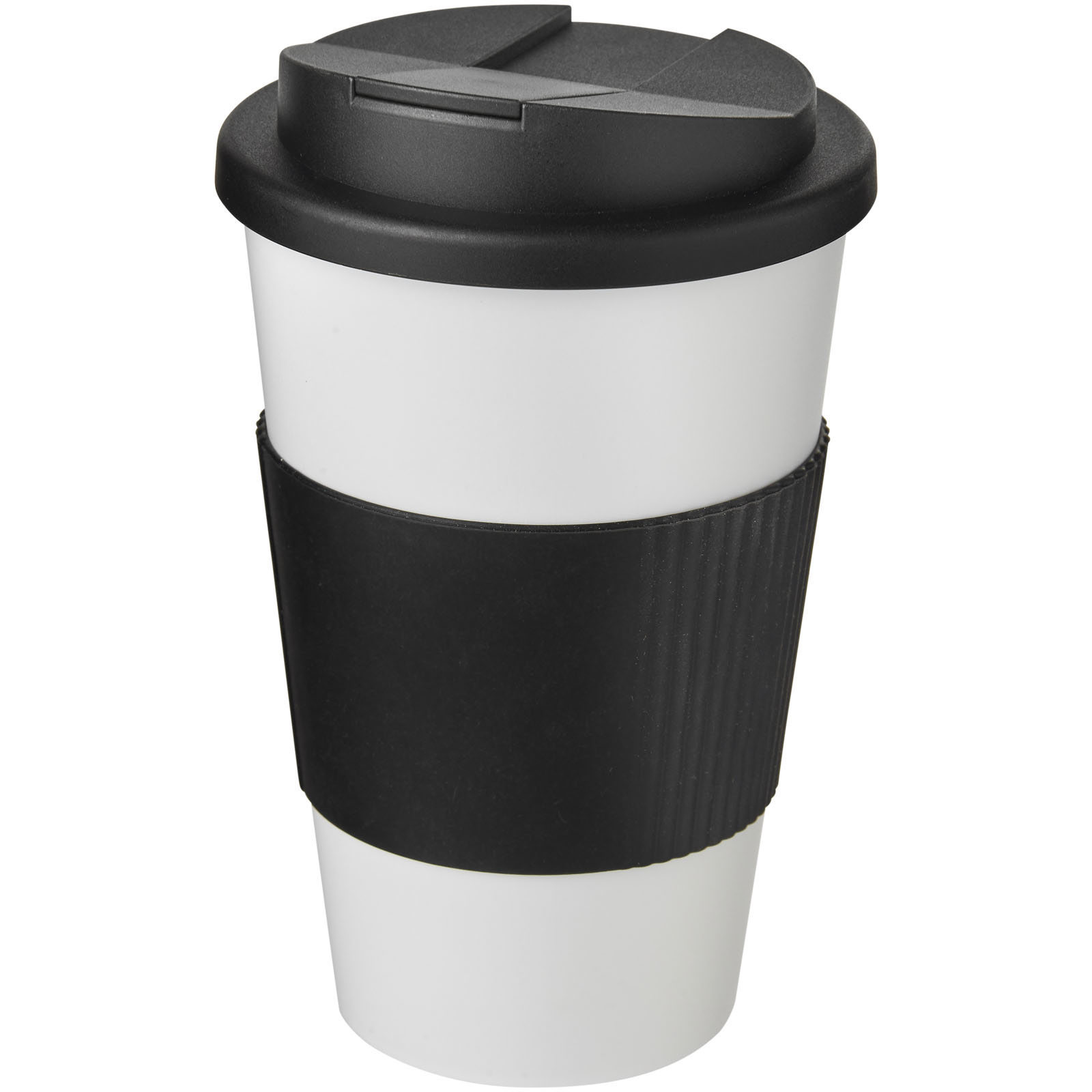 Americano® 350 ml geïsoleerde beker met handvat bedrukken met logo