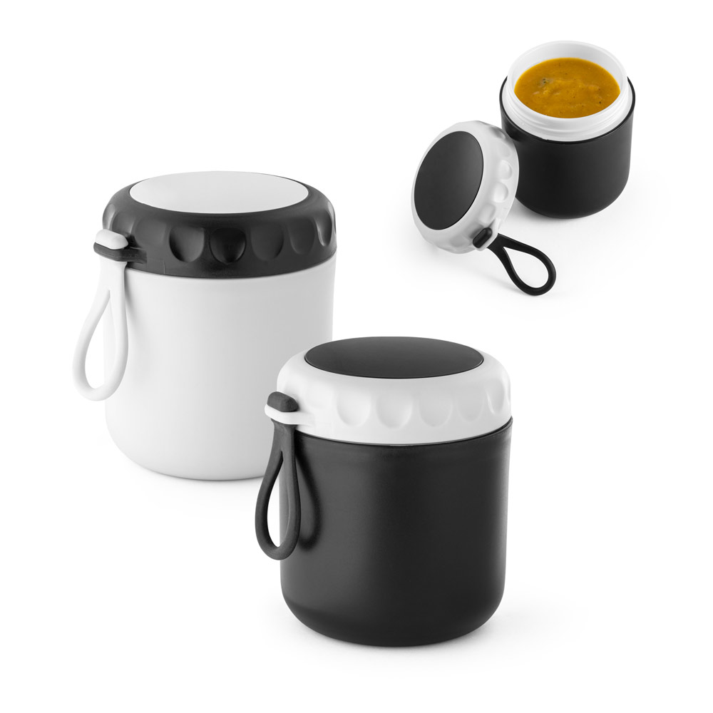 SAMOURA. 380 mL PP dubbelwandige thermische container bedrukken met logo