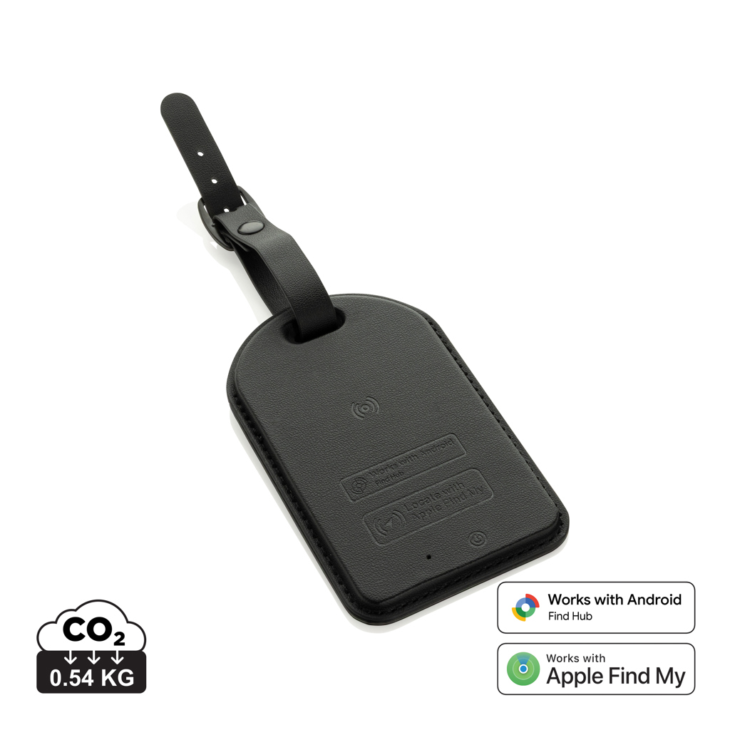 Globefind Dual RCS luggage tag met wereldwijd localiseren bedrukken met logo