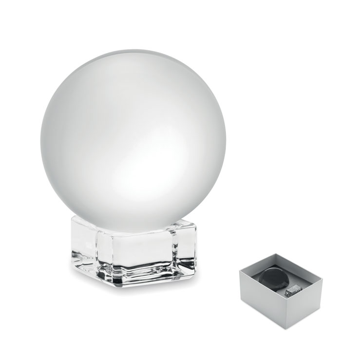 Glazen ronde award bedrukken met logo