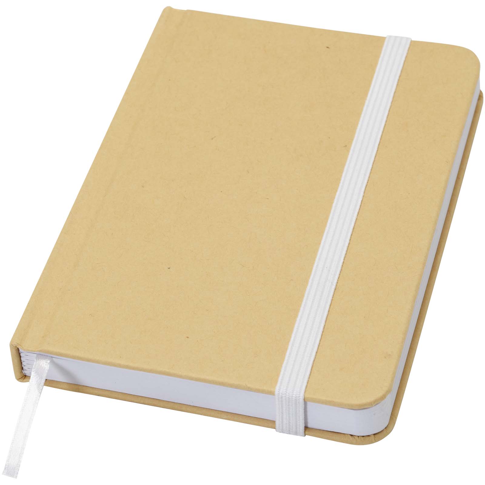 Reed A6 gerecycled notitieboek met harde kaft en effen pagina's bedrukken met logo