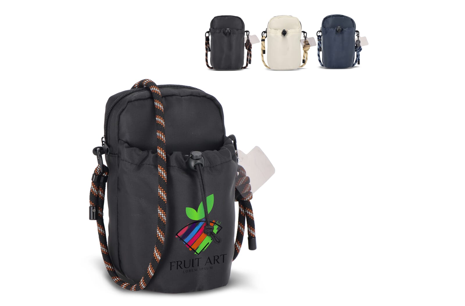 Hydrate Everyday Essentials pouch met paracord draagkoord bedrukken met logo