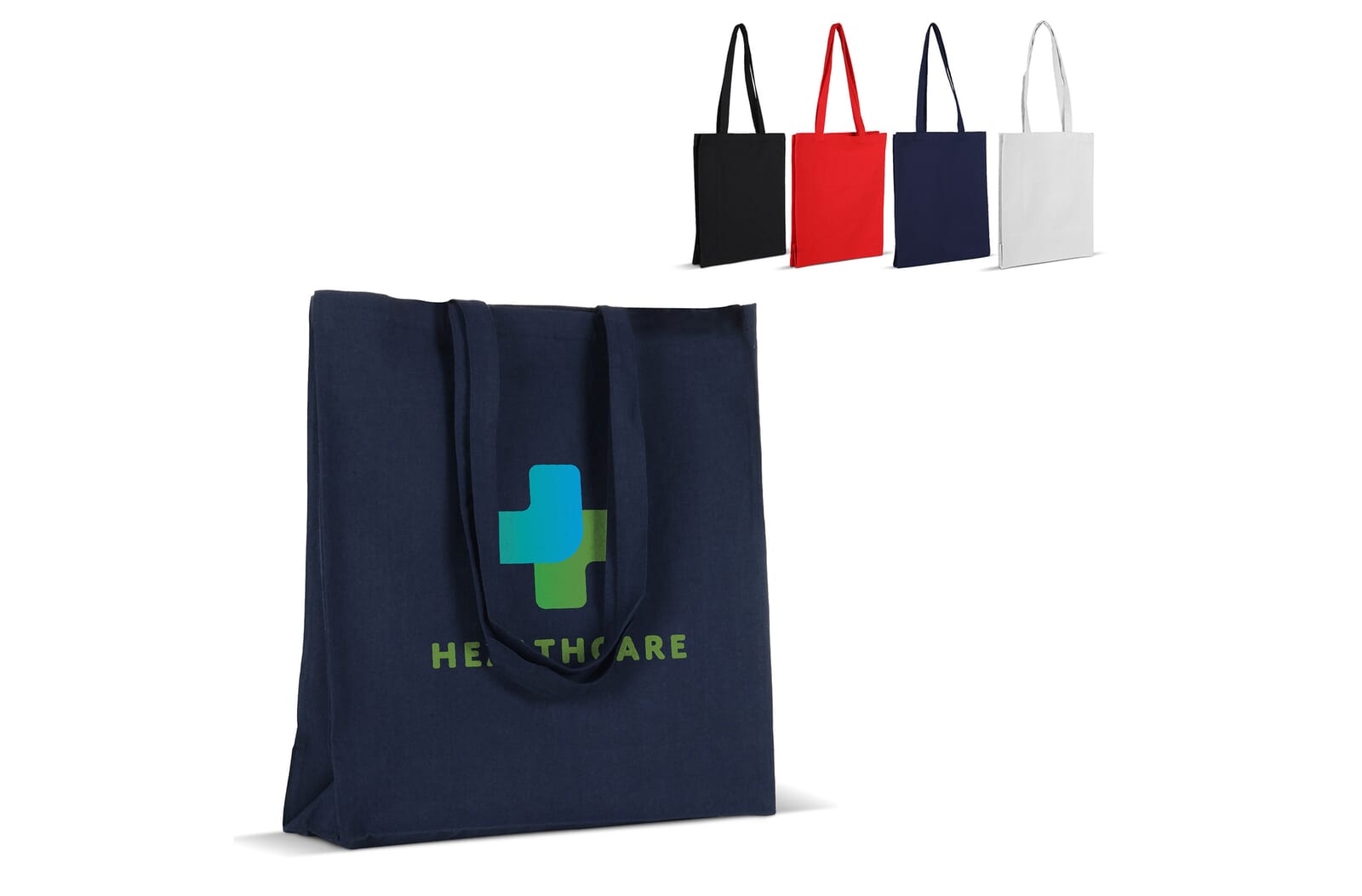 Schoudertas katoenen canvas OEKO-TEX® 280g/m² 32x13x40cm bedrukken met logo