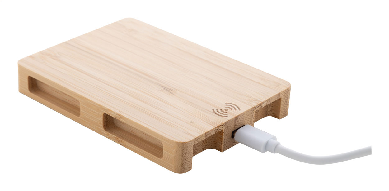 draadloze oplader bedrukken met logo