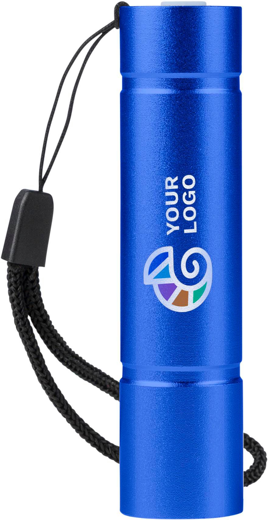 Gerecycled aluminium COB-zaklamp Sami bedrukken met logo