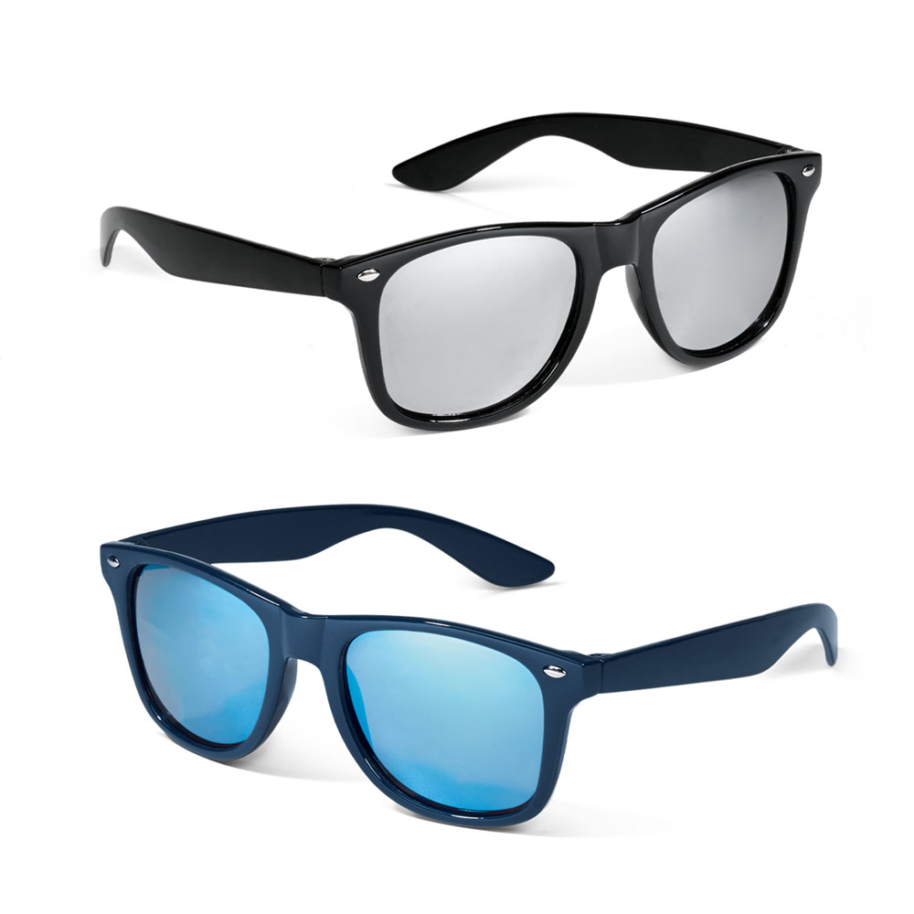 NIGER. PC-zonnebril met gespiegelde categorie 3 glazen bedrukken met logo