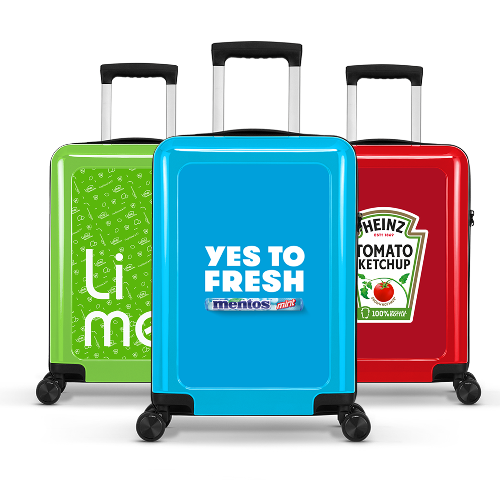 CustomFront handbagage trolley (54 cm) bedrukken met logo