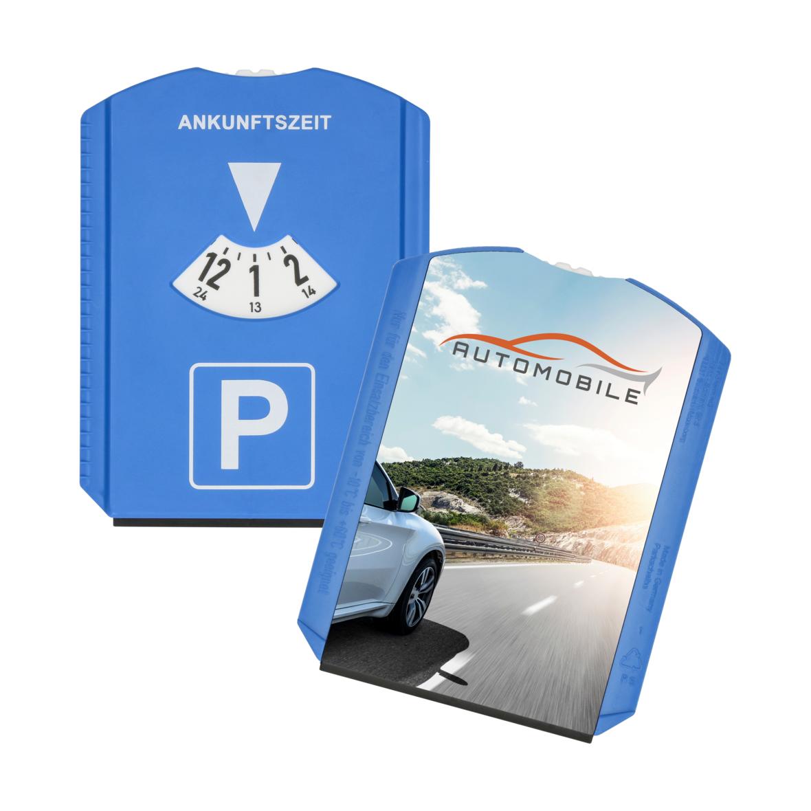 3-in-1 Parkeerschijf EU-made bedrukken met logo