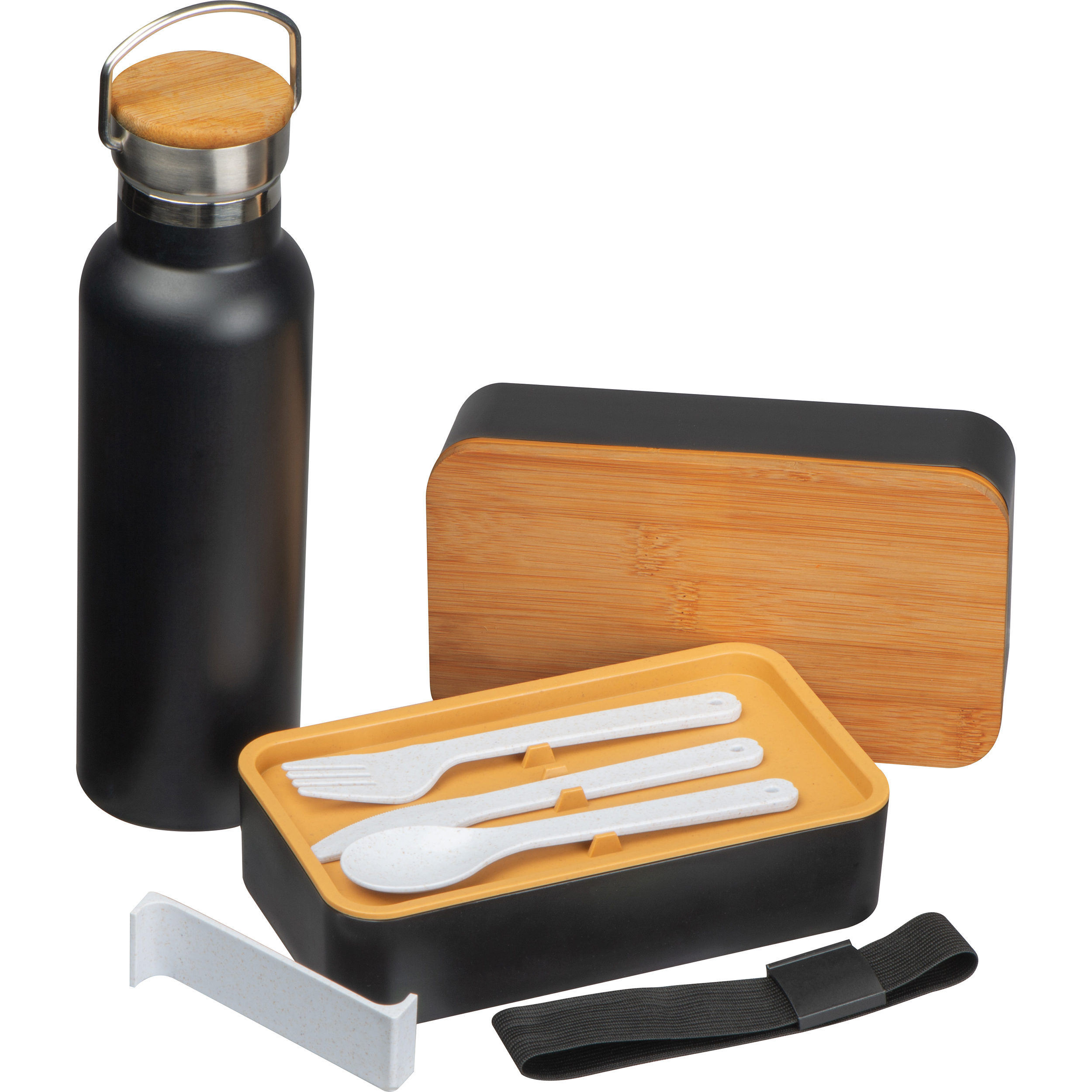 Vista Set van lunchbox en drinkfles bedrukken met logo