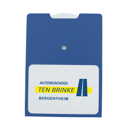 Parkeerschijf karton bedrukken met logo