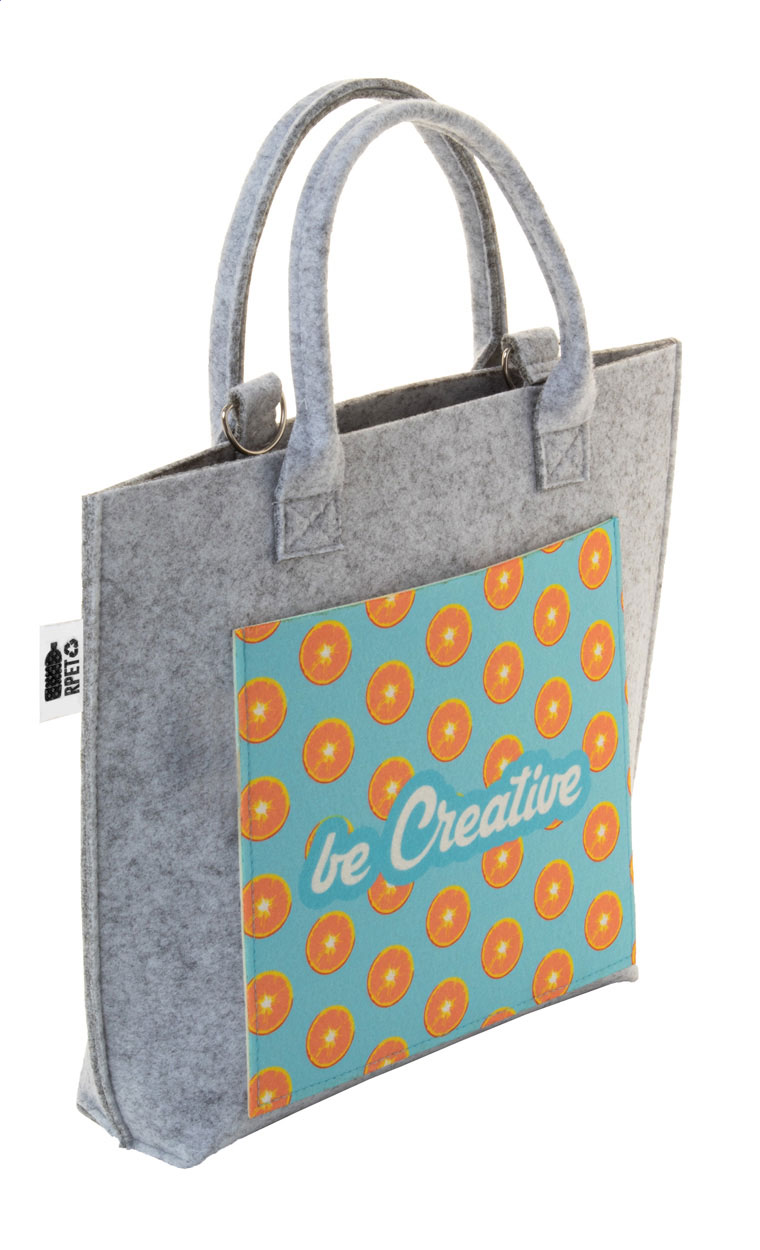 custom made RPET crossbody tas bedrukken met logo