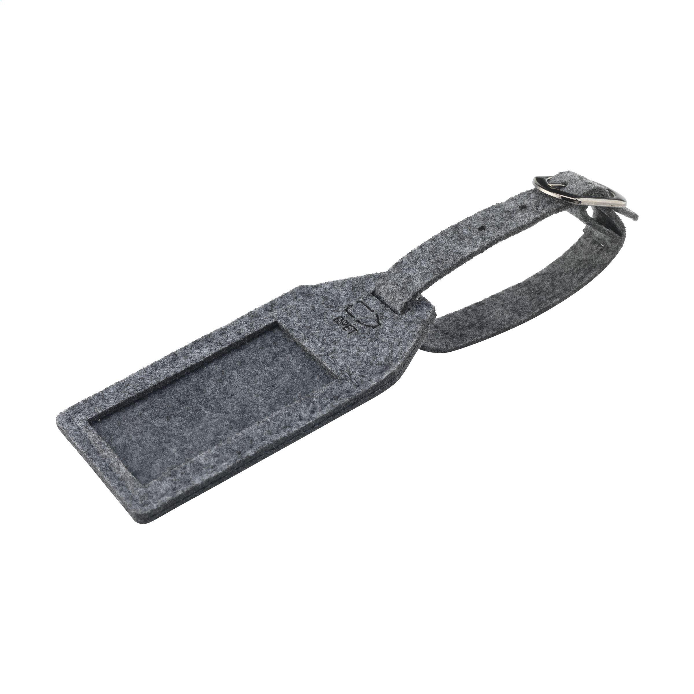 RPET Felt Luggage Tag bagagelabel bedrukken met logo