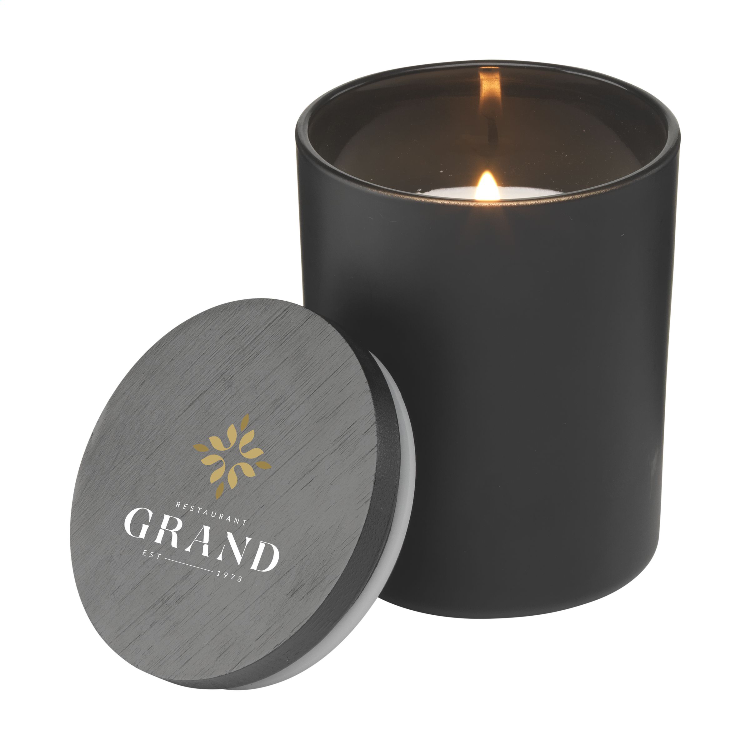 Wooosh Scented Candle Classic Jasmine geurkaars bedrukken met logo