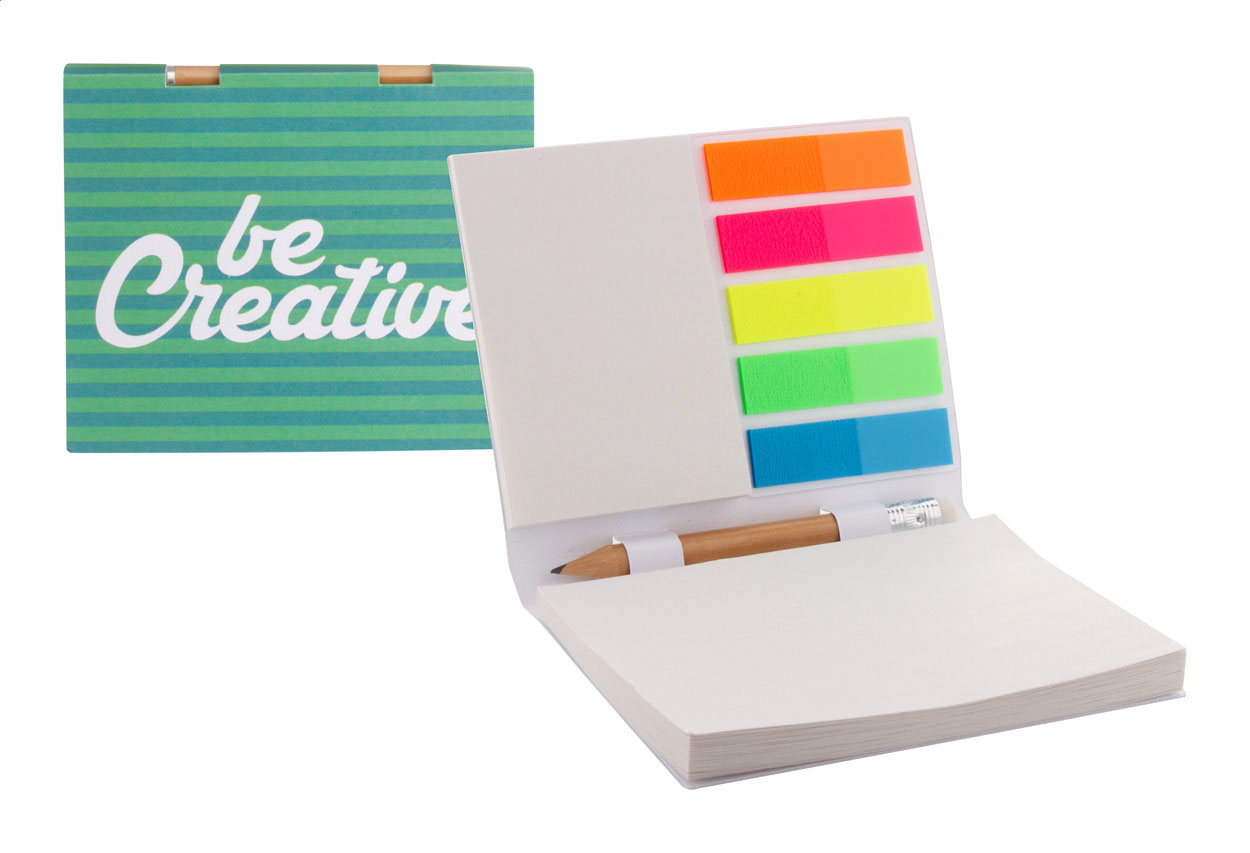 custom made sticky notes/ notitieblok bedrukken met logo