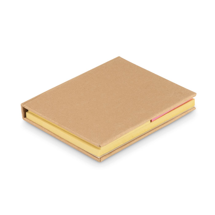 Gerecycled memoblokje bedrukken met logo