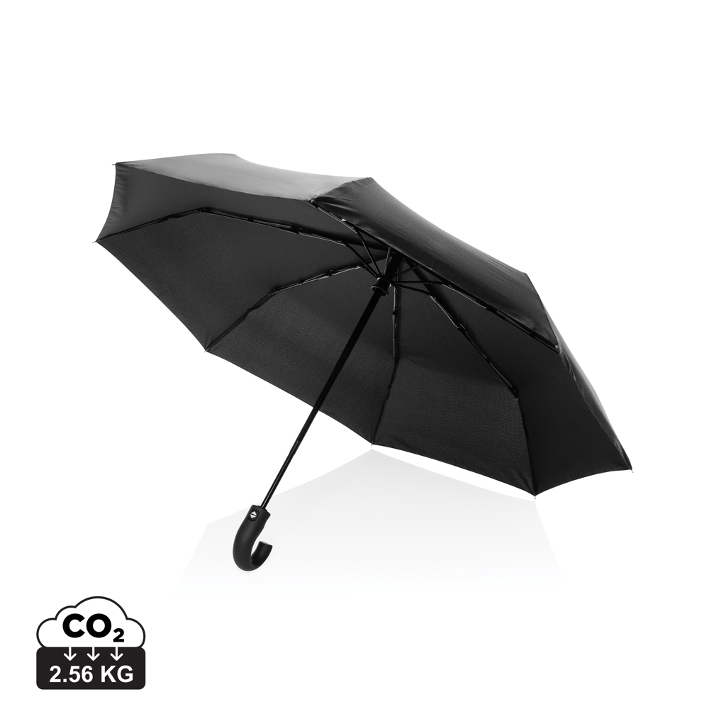 KENTO URBAN 21'' AWARE™ 190T RPET auto open-/sluitparaplu bedrukken met logo