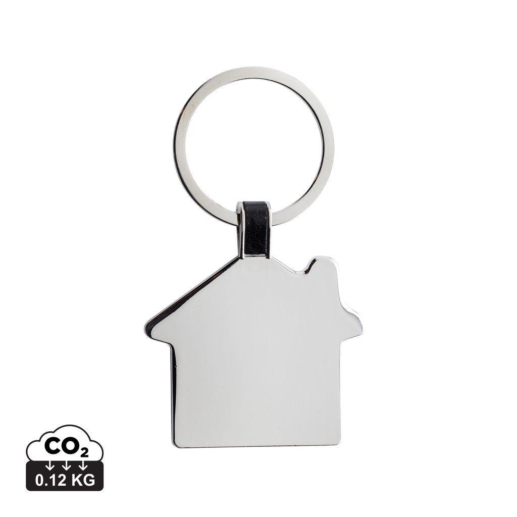 RCS sleutelhanger van gerecycled zinc alloy bedrukken met logo