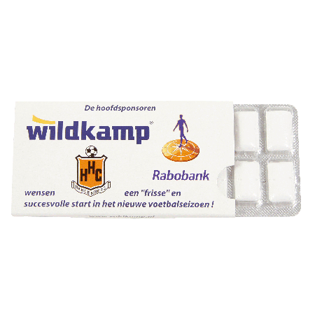 ChewingGum kauwgom (12 stuks) bedrukken met logo
