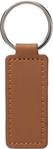 Appel leren en PU sleutelhanger Sabrina bedrukken met logo