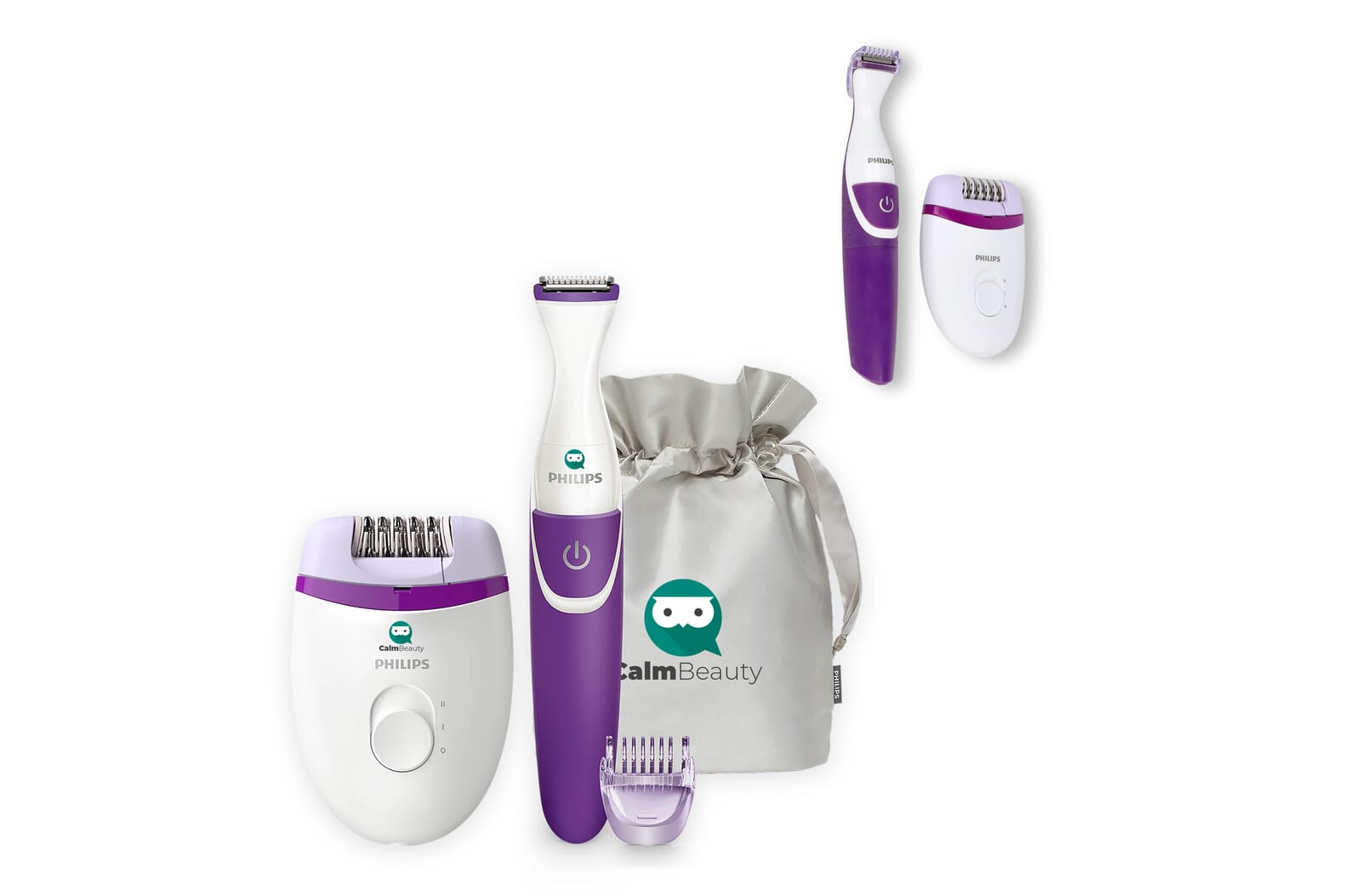 Philips Satinelle compacte epilator en snoerloze bikinilijntrimmer bedrukken met logo