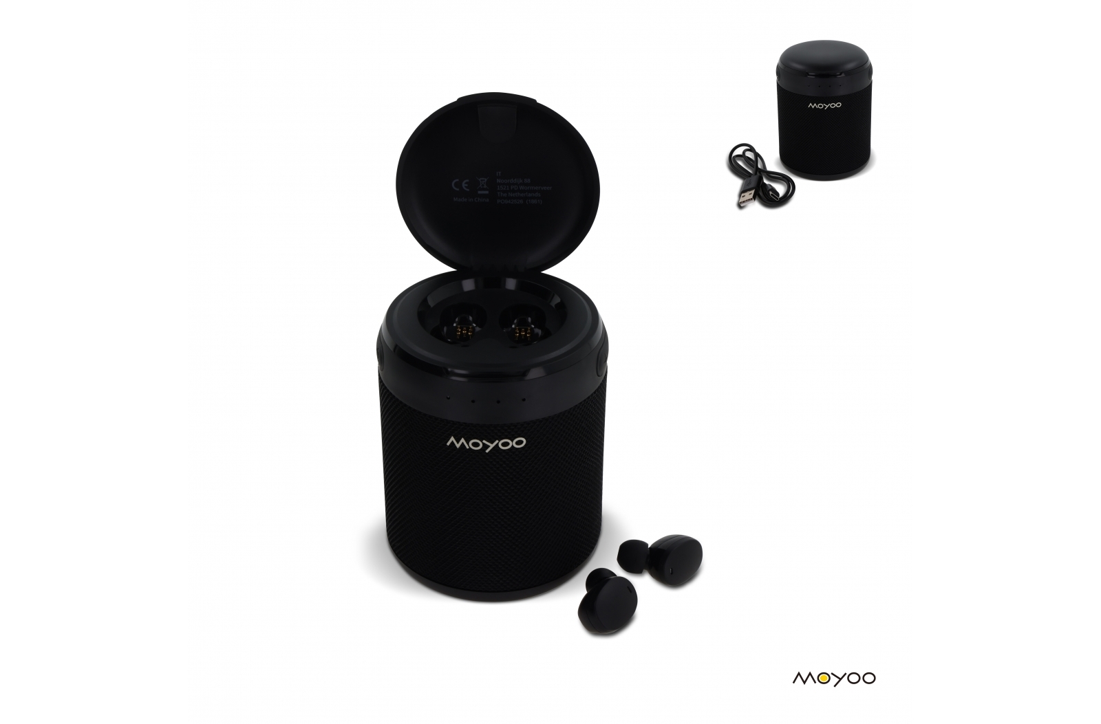 Moyoo Music Station bedrukken met logo