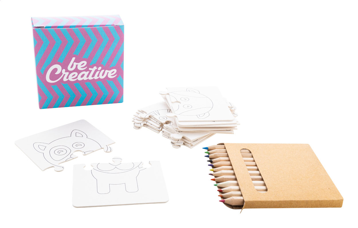 Custom made kleurpuzzel bedrukken met logo