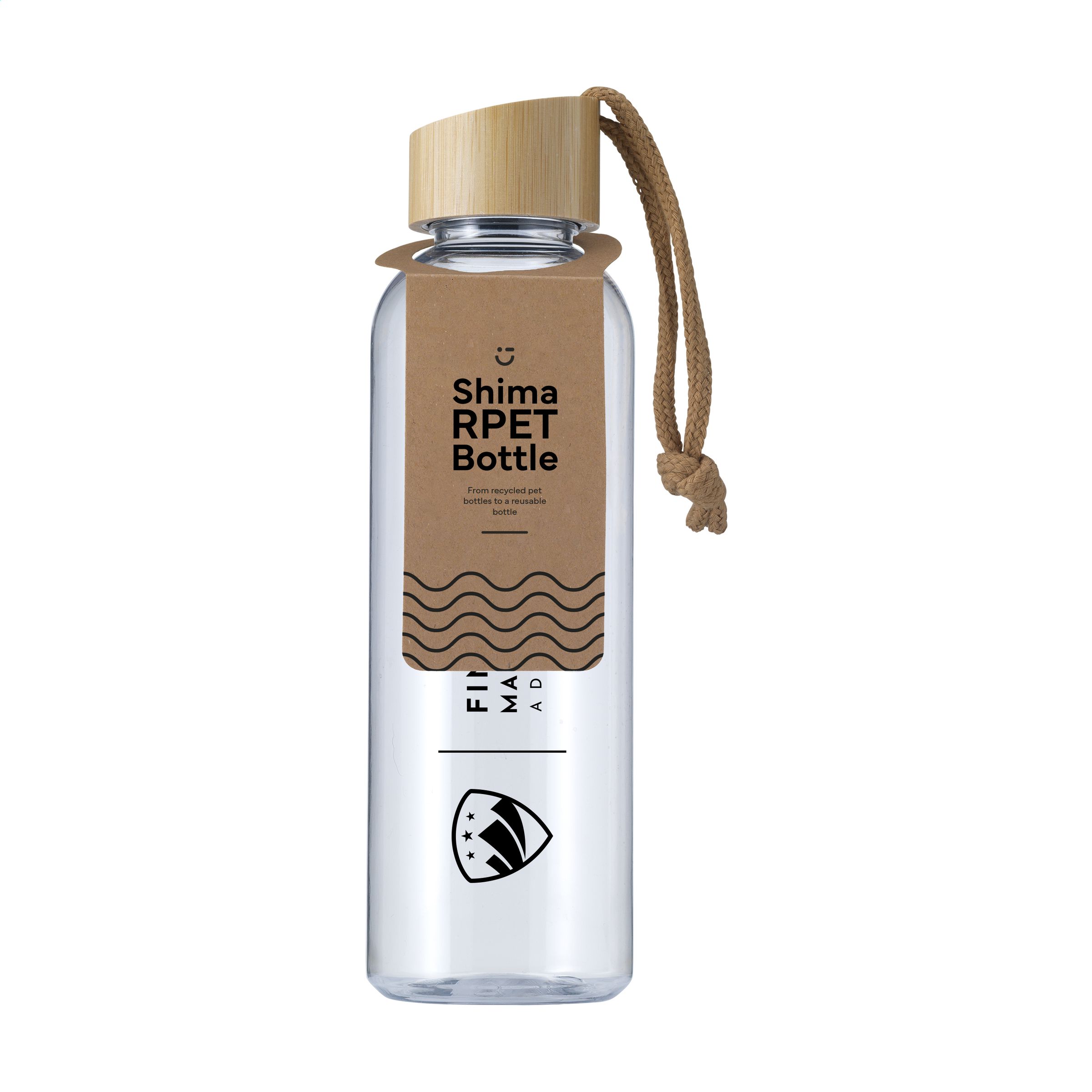 Shima GRS RPET Bottle 680 ml waterfles bedrukken met logo