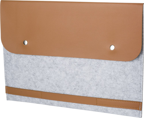 Finn RPET vilten laptophoes  bedrukken met logo