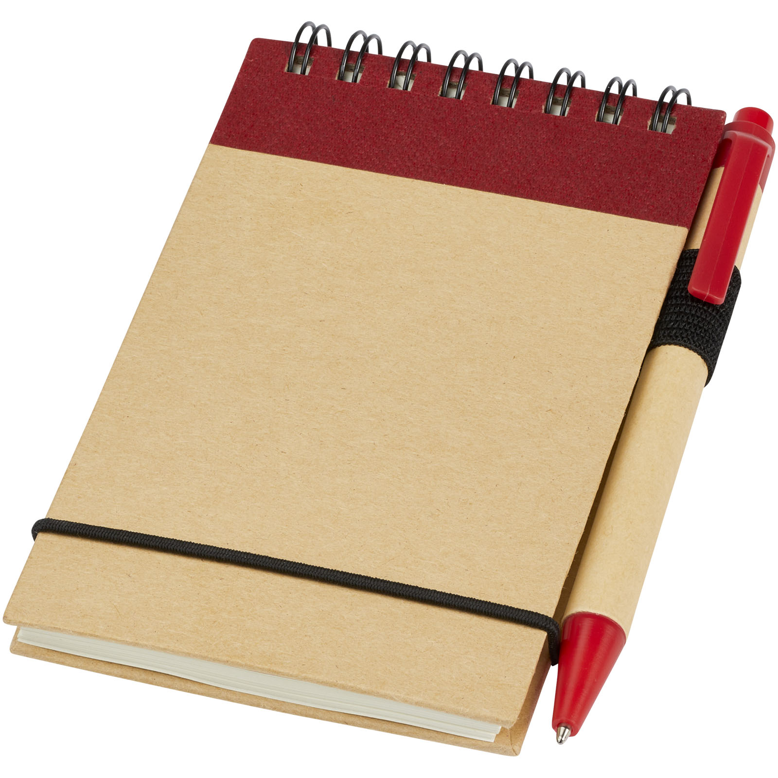 Zuse A7 gerecycled jotter kladblok met pen bedrukken met logo
