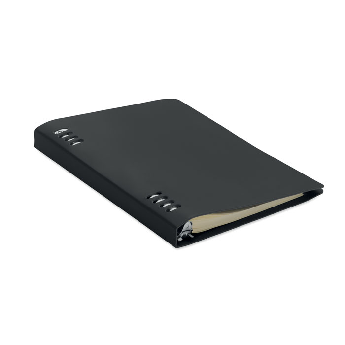 A5 navulbaar PU notitieboek bedrukken met logo