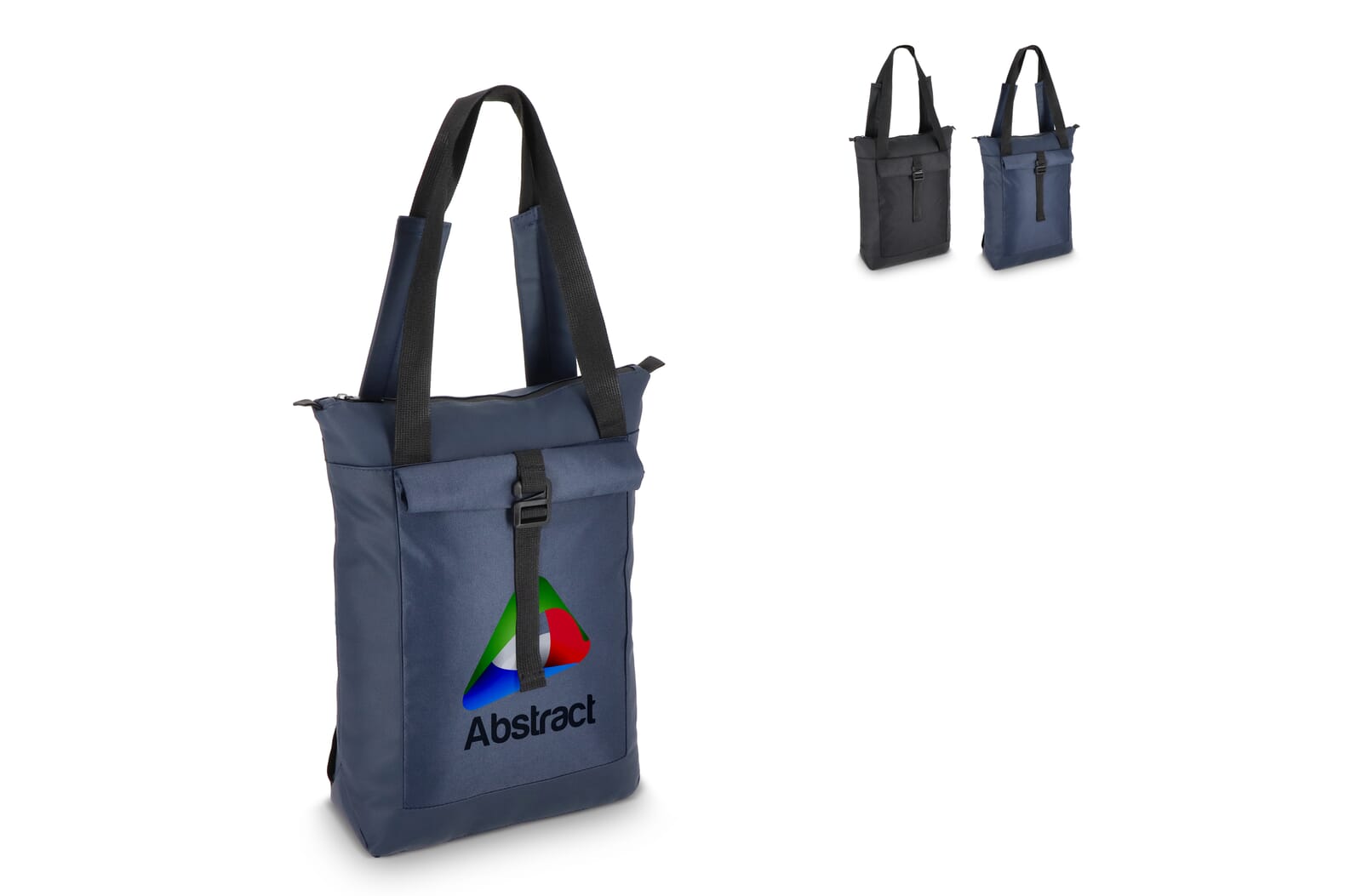 rPET 600D Navi laptoprugzak 36 x 40 x 10 cm bedrukken met logo