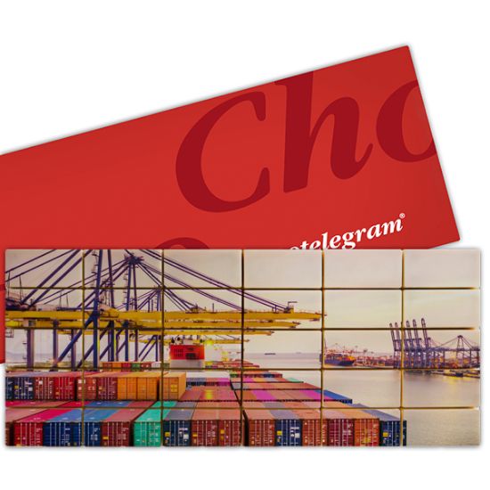 ChocoFoto's XL (30 chocolaatjes) bedrukken met logo