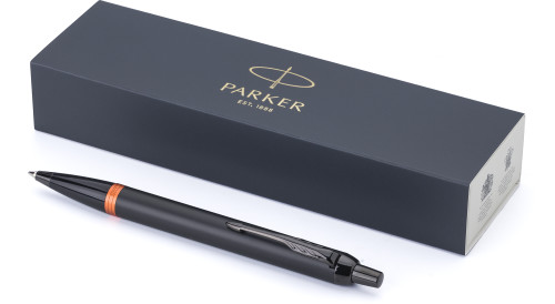 Parker IM Vibrant Rings PVD balpen bedrukken met logo