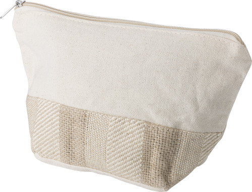 Madras katoenen toilettas (280 g/m²) bedrukken met logo