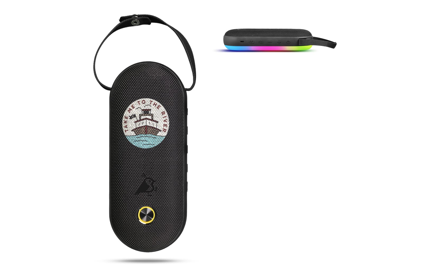 Aqiila Soundbird CM Bluetooth Speaker 30W met RGB-verlichting bedrukken met logo